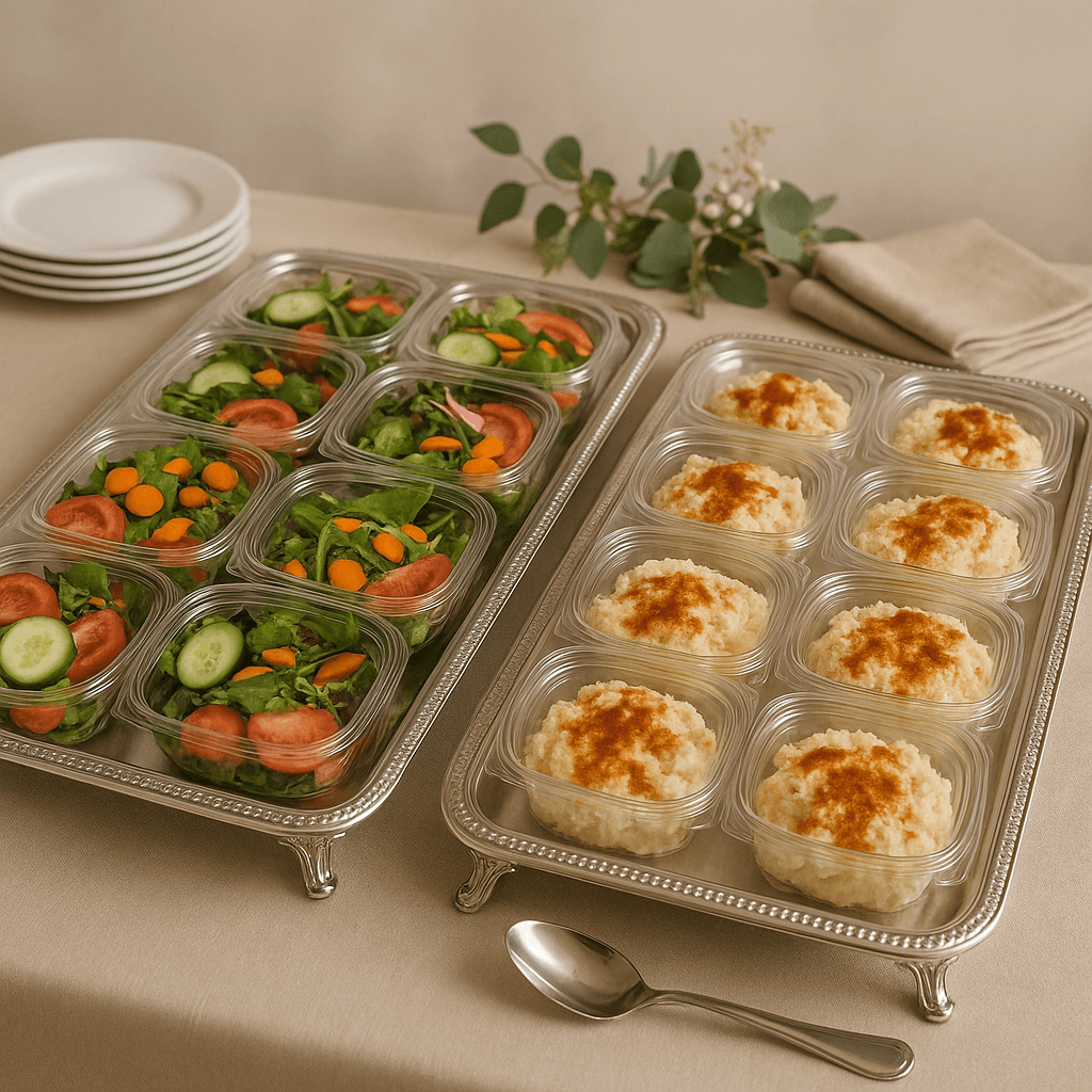 Enhanced food photo background